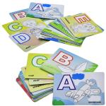 ABCD Colour and wipe learning toys for 3 years old is the best educational toys for kids to learn alphabets and words with beautiful cartoon pictures